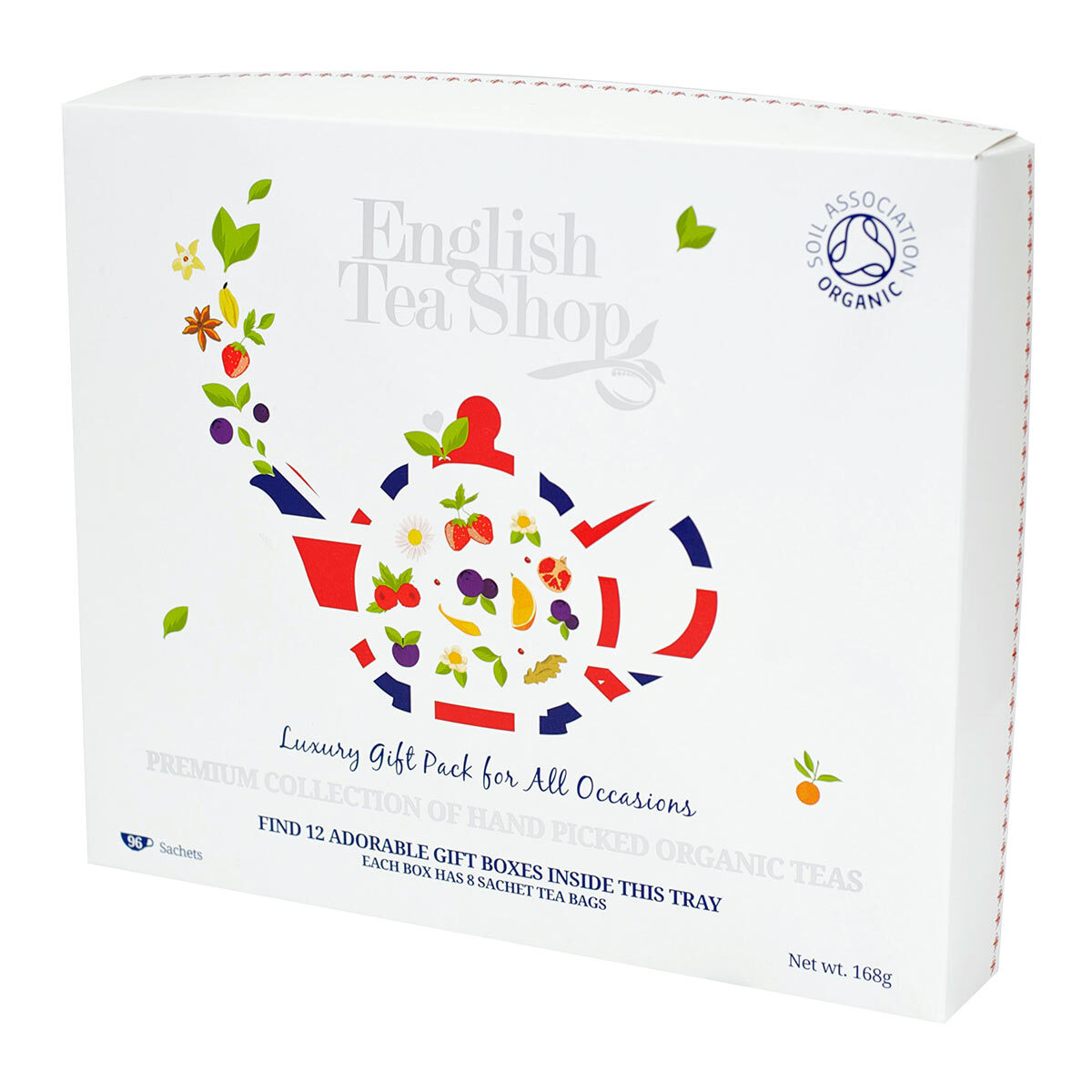 English Tea Shop Organic Tea Assortment, 96 Teabags Costco UK