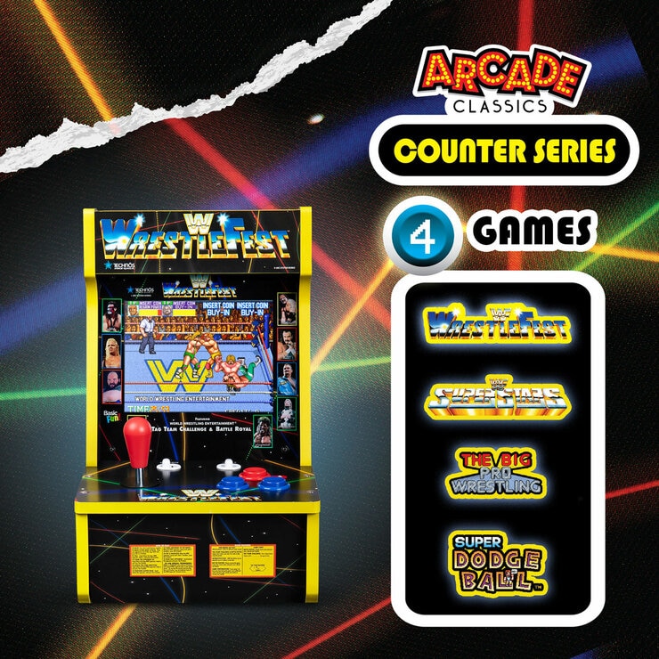 Arcade Classics WWE Wrestlefest Countercade Machine