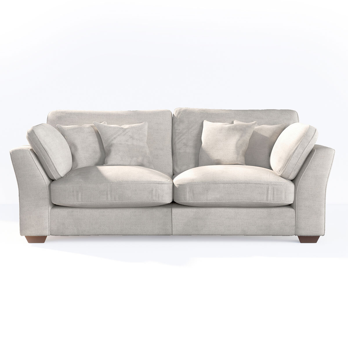 Selsey Pum ice Fabric 3 Seater Sofa