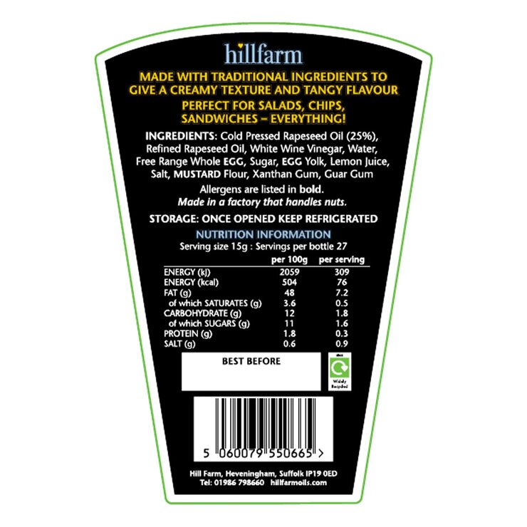 Nutritional Information Nutritional Information