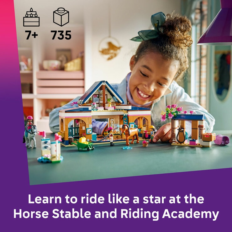 LEGO Friends Horse Stable and Riding Academy - Model 42688 (7+ Years)