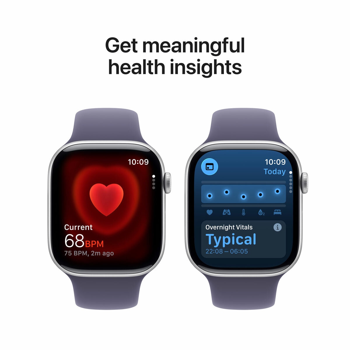 Buy Apple Watch Series 11 GPS, 46mm Silver Aluminium Case with Purple Fog Sport Band - M/L, MEVA4MP/A at costco.co.uk