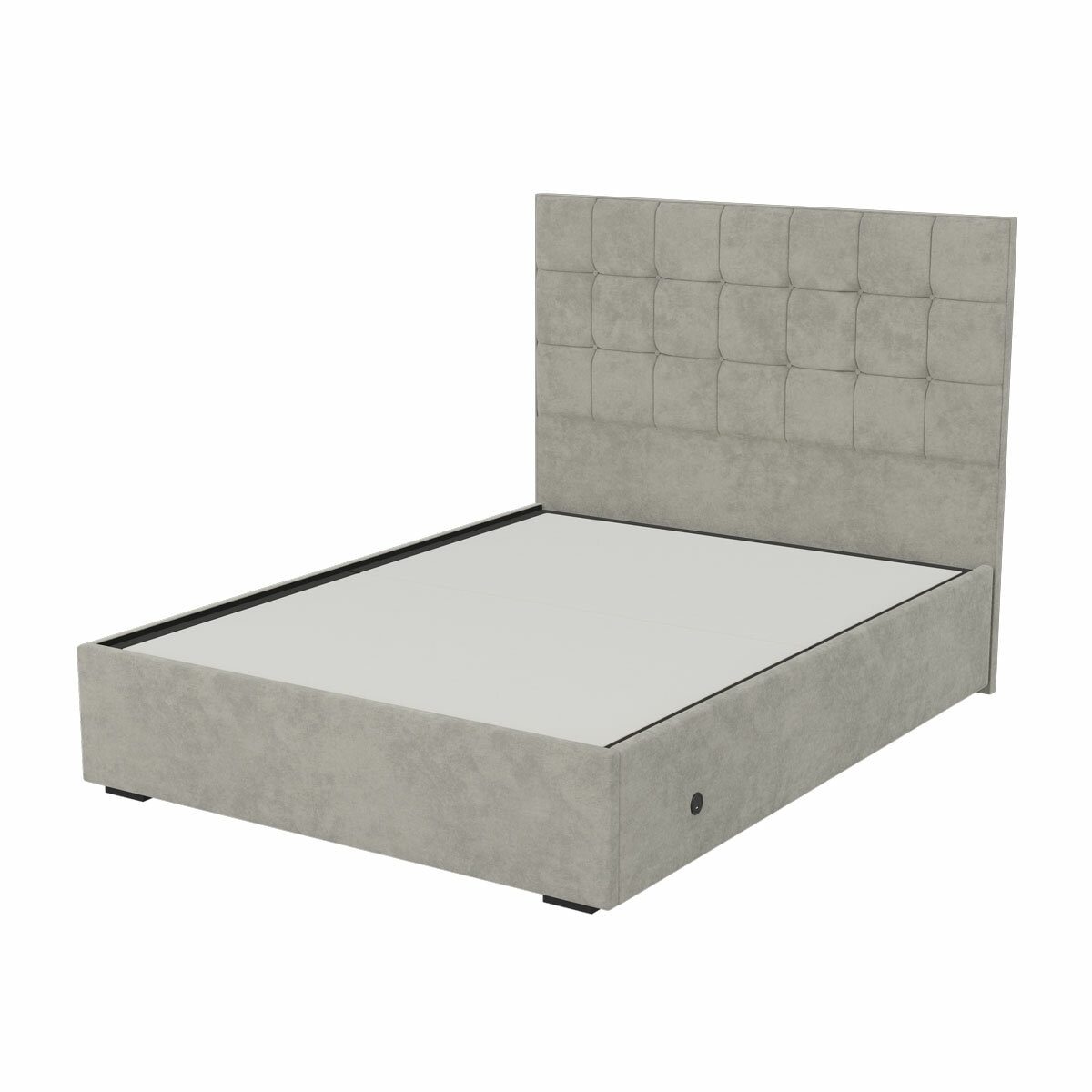 Highgrove Kavalan Grey Fabric Full Ottoman Bed Frame in 3 Sizes Highgrove Kavalan Grey Fabric Full Ottoman Bed Frame in 3 Sizes