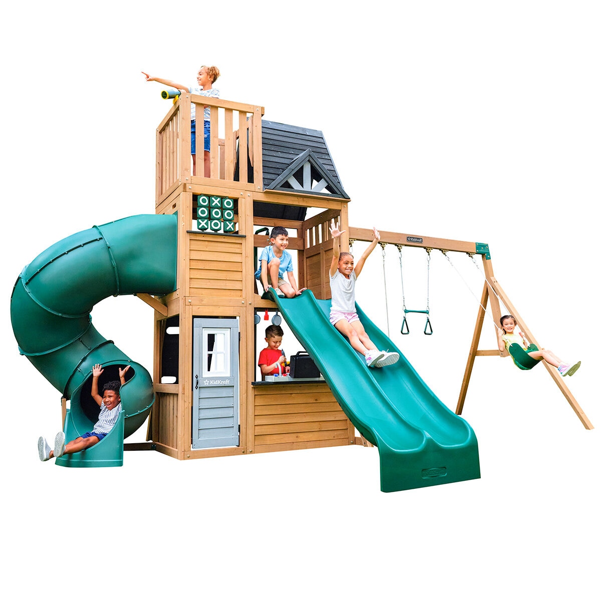 KidKraft Outdoor Odyssey Playcentre and Swing Set (3-10 Years)