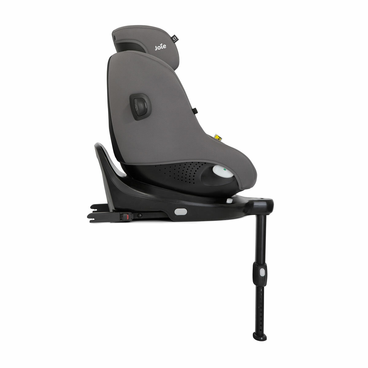 Studio image of the Joie I-Pivot Car Seat from the side, upright