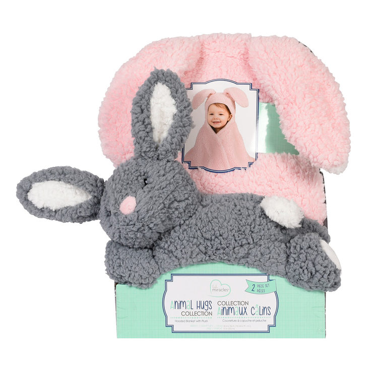 Children's Hooded Blanket & Plush, Bunny Costco UK