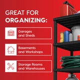 IRIS OHYAMA 5-Tier 191 x 91.5 x 45 cm Utility Storage Rack IRIS OHYAMA 5-Tier 191 x 91.5 x 45 cm Utility Storage Rack