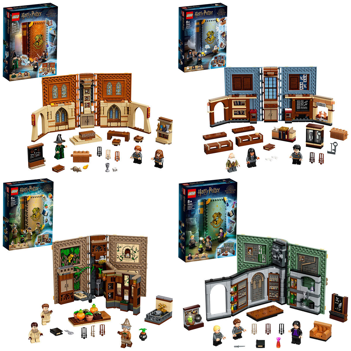 LEGO Hogwarts™ Moment: Charms Class Bundle - Models 76382, 76383, 76384, 76385 (8+ Years)