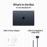 Apple MacBook Air 2024, Apple M3 Chip, 8GB RAM, 512GB SSD, 15.3 Inch in Midnight, MRYV3B/A