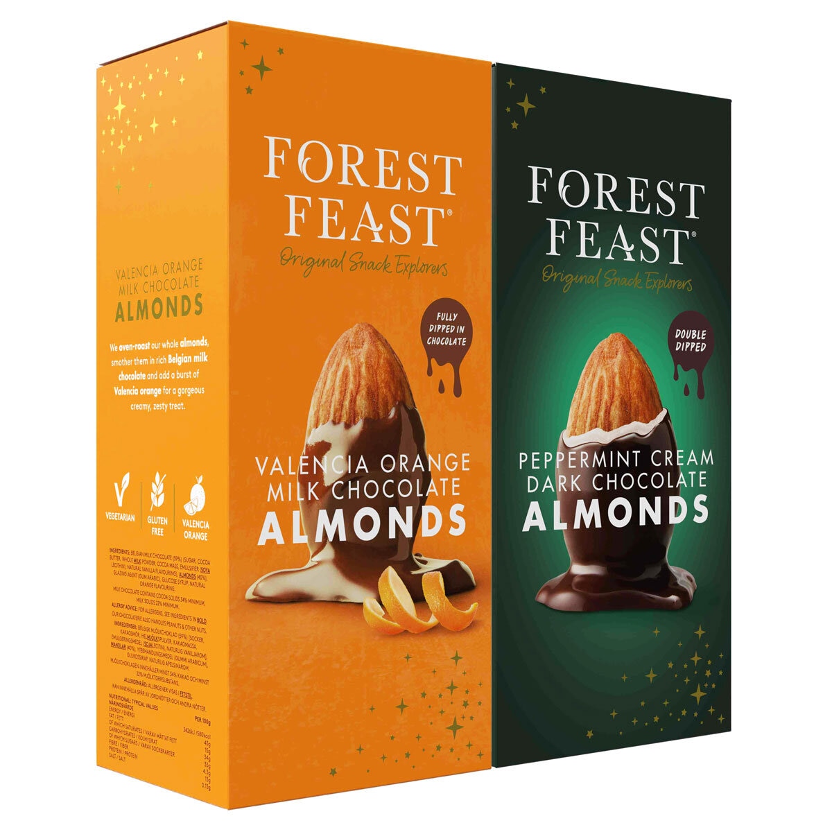 Back of pack image of Peppermint Cream Almonds