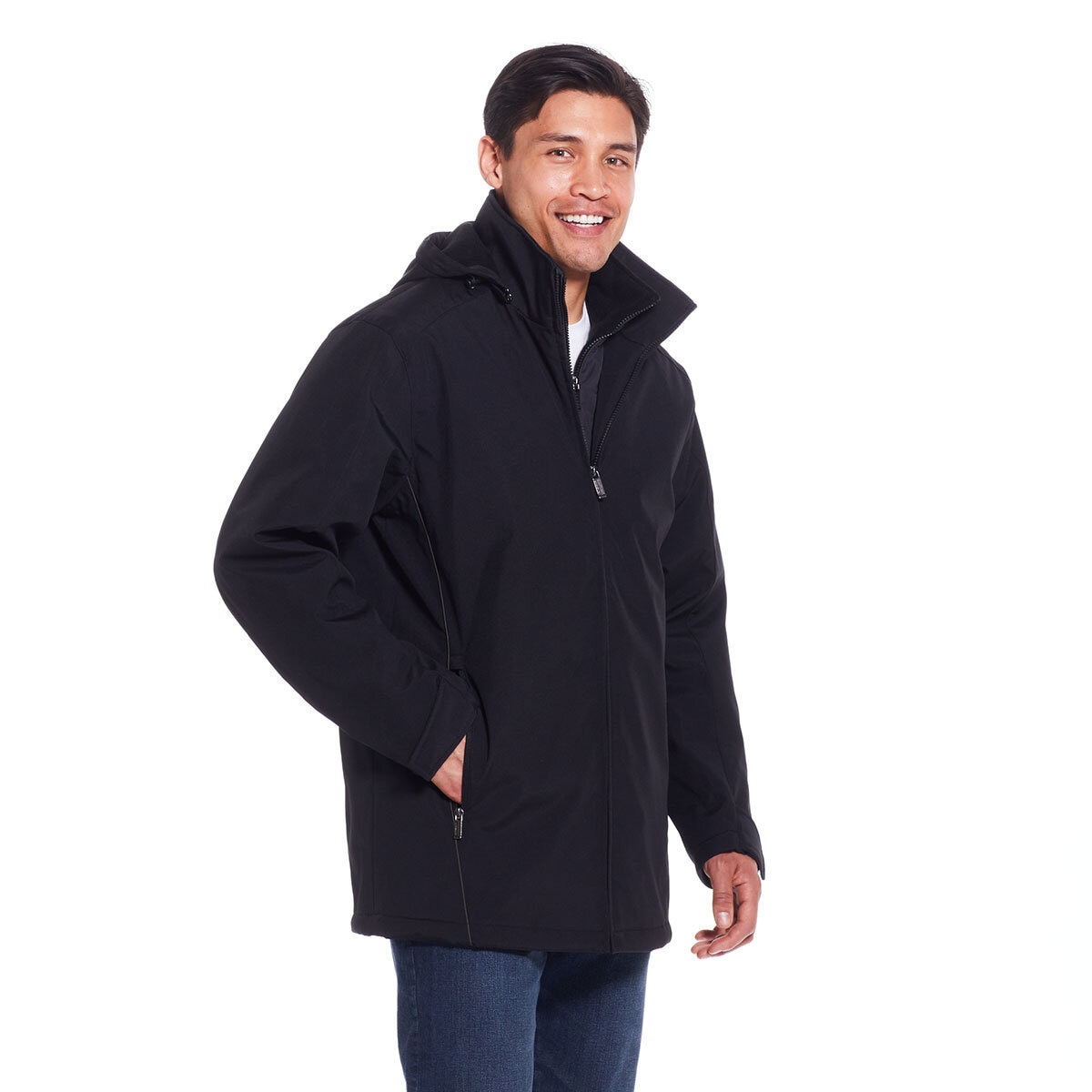 Weatherproof Men's Ultra Tech Flextech Jacket in Black