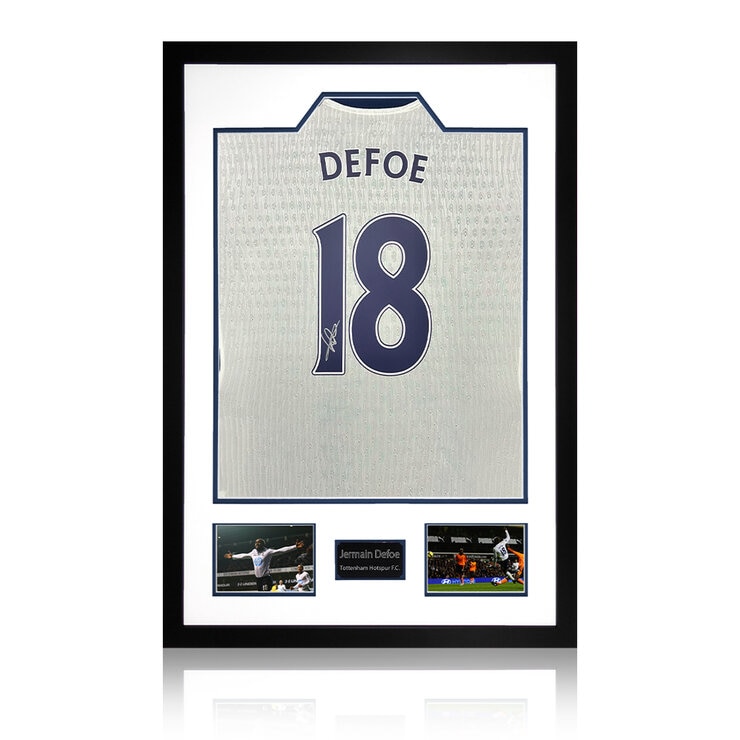 Jermain Defoe Signed Tottenham Premium Frame Jermain Defoe Signed Tottenham Premium Frame