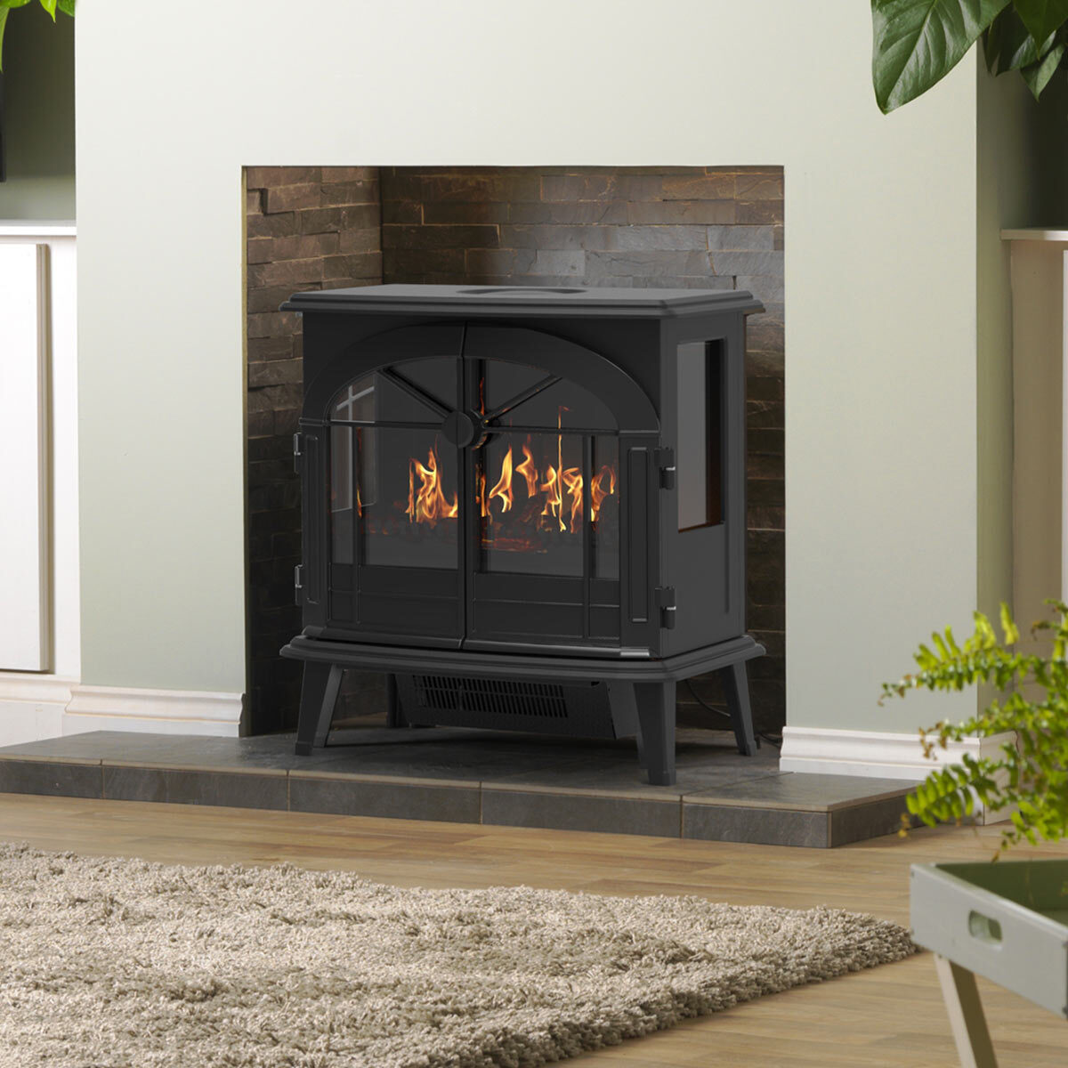 Dimplex Beckley Optimyst Electric Stove In Black 2kw Costco Uk