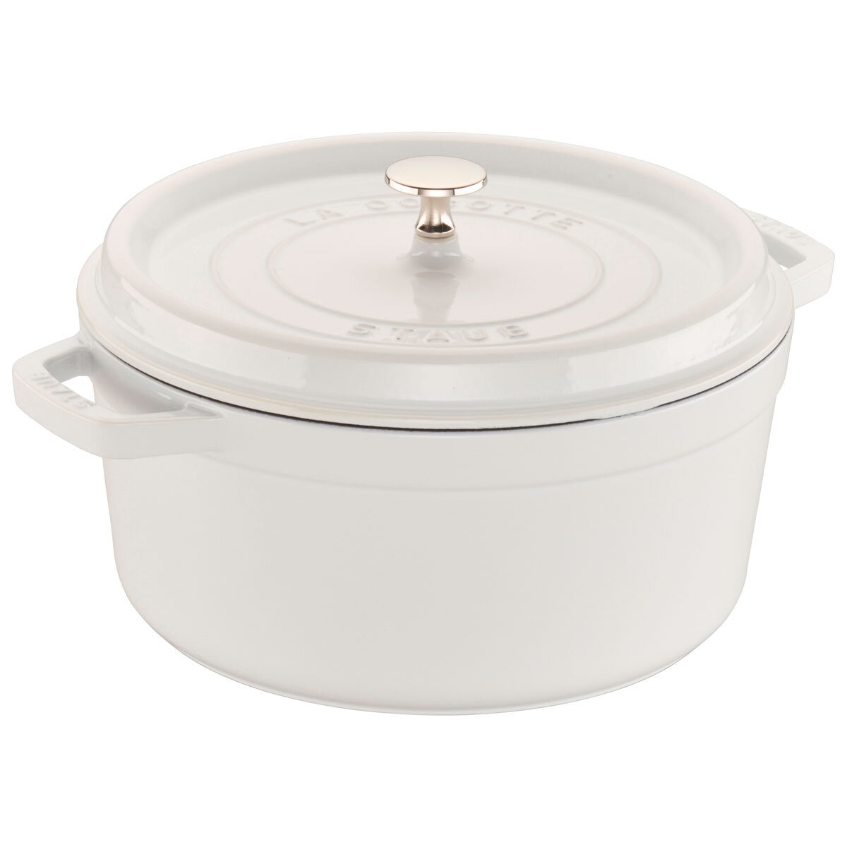 Staub 26cm Round Cast Iron Cocotte in 2 Colours