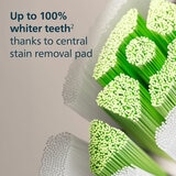 Philips Brush Head 6 Pack in White with cental strain removal pad Philips Brush Head 6 Pack in White with cental strain removal pad