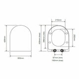 Tavistock Vesta Closed Back Toilet With Cistern And Seat Tavistock Vesta Closed Back Toilet With Cistern And Seat