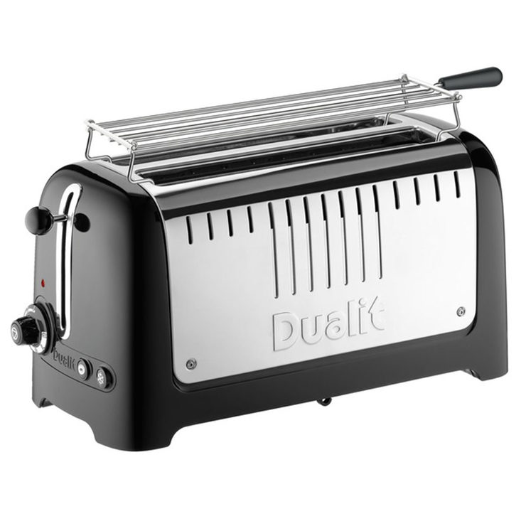 Dualit Kettle and 4 Slice Long Slot Toaster Set, Black Costco UK