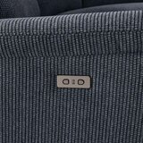 Maverick Grey Fabric Power Recliner Armchair