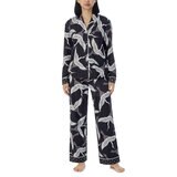 Room Service Ladies Notch Collar PJ Set 2 Piece in White