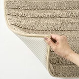 Evergrace Home Chenille Memory Foam Bath Mat in Taupe, 61 x 91 cm