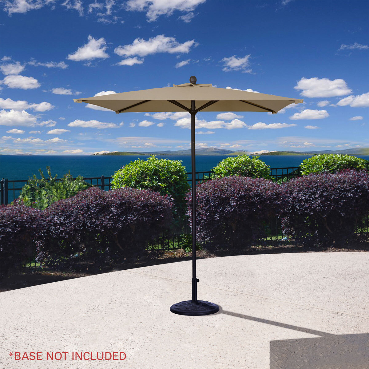 Seasons Sentry 6ft (1.8m) Square Market Umbrella Costco UK