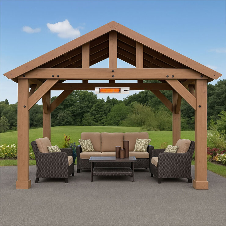 Veito Space S2500 Carbon Infrared Heater - White