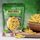 DJ&A Garlic Bread Potato Wedges, 450g