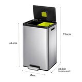 EKO Ecocasa II Recycling Bin 20L+20L in 2 Colours