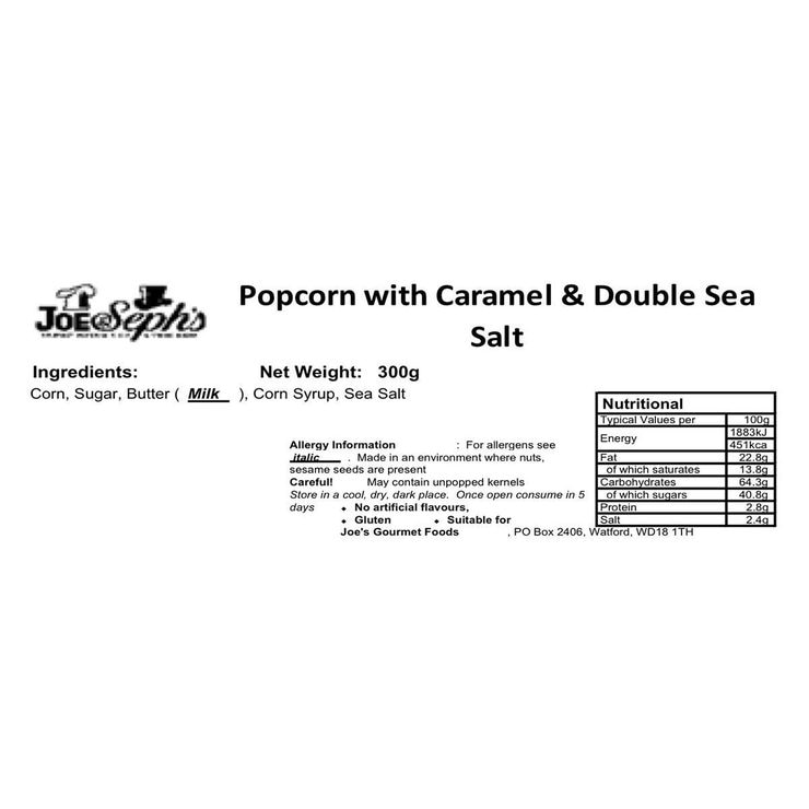 Ingredients Label Allergen Milk