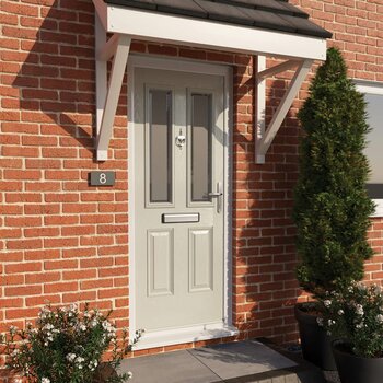 Rome 2 Composite Front Door with Installation up to 1m, in Various Colours