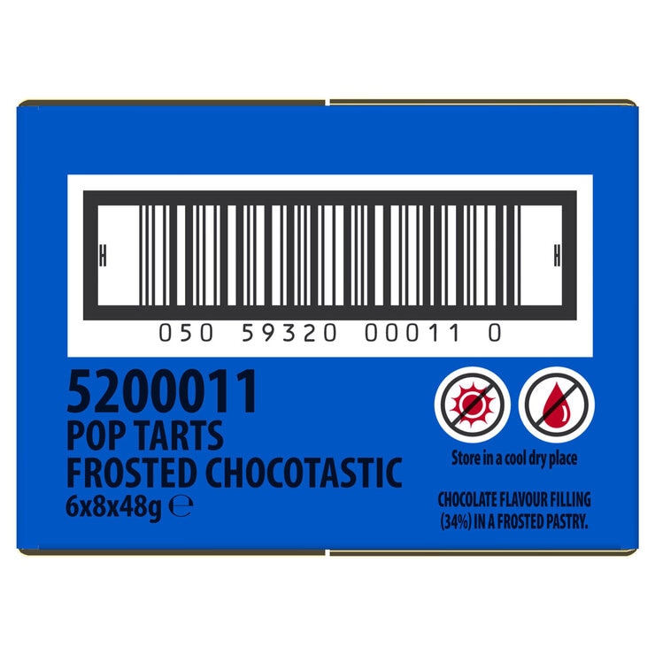 Kellogg's Pop Tarts Chocolate & Strawberry 6 x (8x48g)