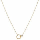 14ct Yellow Gold Love Rings Necklace 14ct Yellow Gold Love Rings Necklace