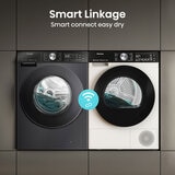 Hisense WF5S1245BB, 12kg, 1400rpm, Washing Machine A Rating in Black