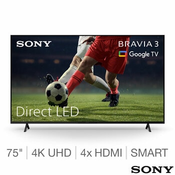 Sony Bravia 3 K75S38BP 75 inch 4K Ultras HD Smart TV