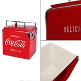 Coca-Cola Retro Ice Chest Cooler with Bottle Opener
