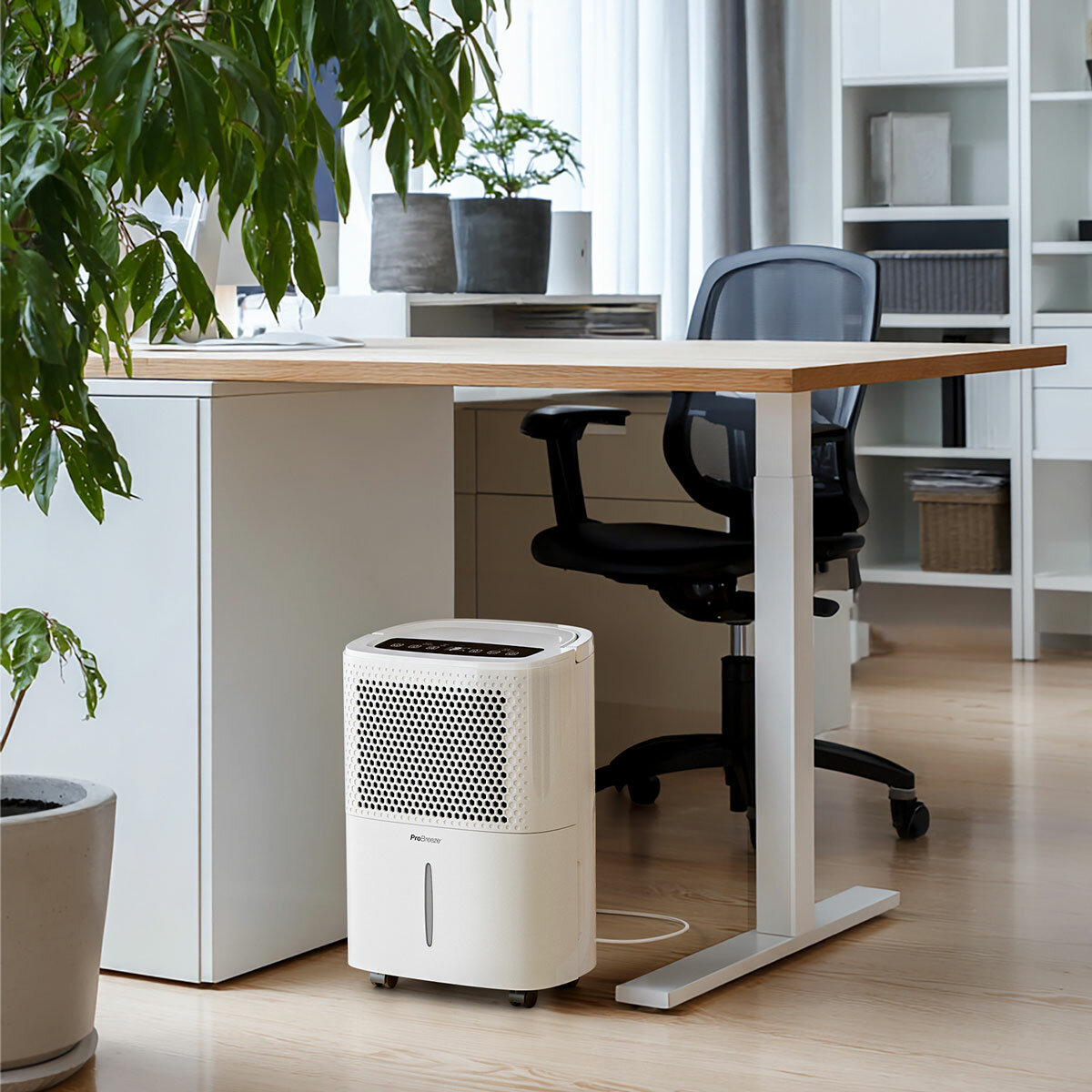 Pro Breeze 12L Dehumidifer With Humidistat & Smart App Control, PB-D-06W-W-UK Pro Breeze 12L Dehumidifer With Humidistat & Smart App Control, PB-D-06W-W-UK
