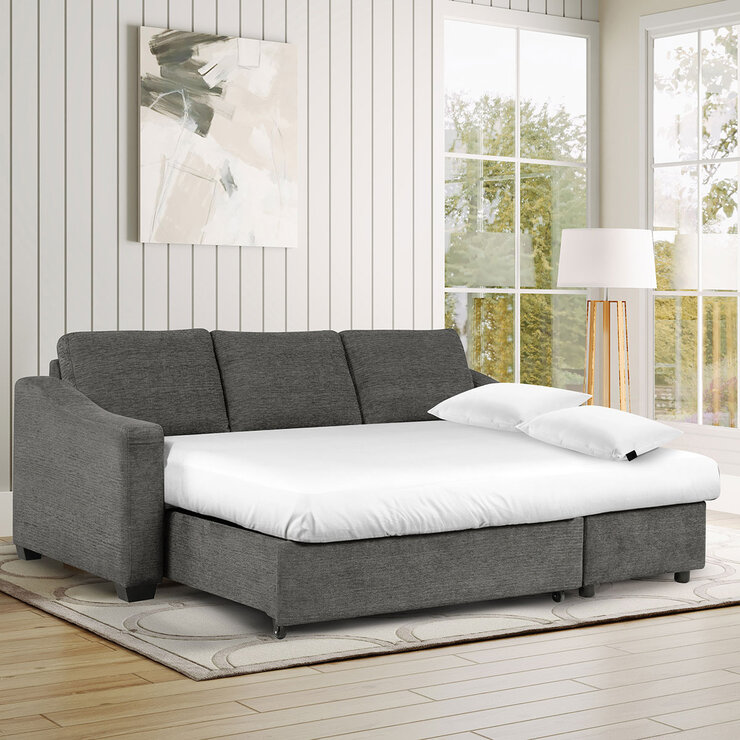 Coddle Aria Fabric Convertible Sectional