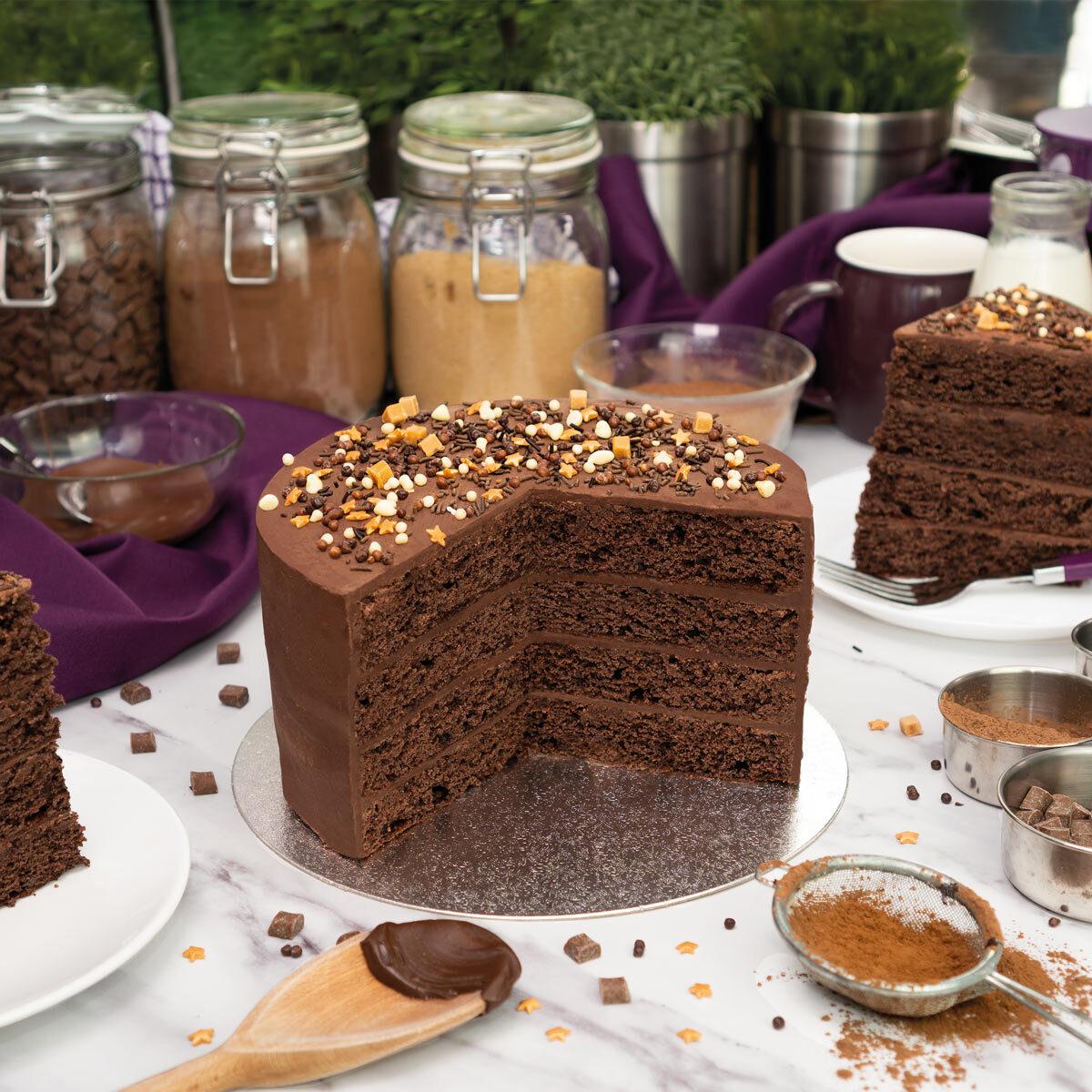 Bakedin Chocolate Fudge Cake Kit, 1kg