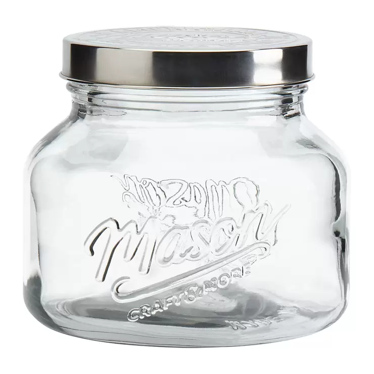 Mason Assorted Glass Jars 4 Piece Set