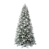 9' Glitter / Flocked Cashmere Tree Overview Image at Costco.co.uk