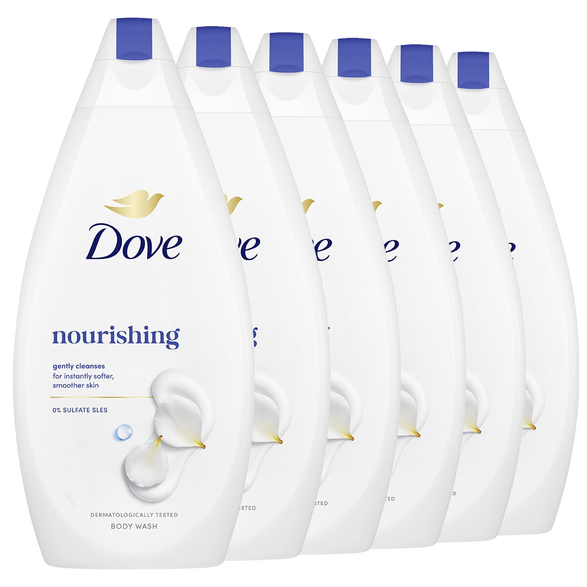 Dove Body Wash 6 x 450ml Dove Body Wash 6 x 450ml