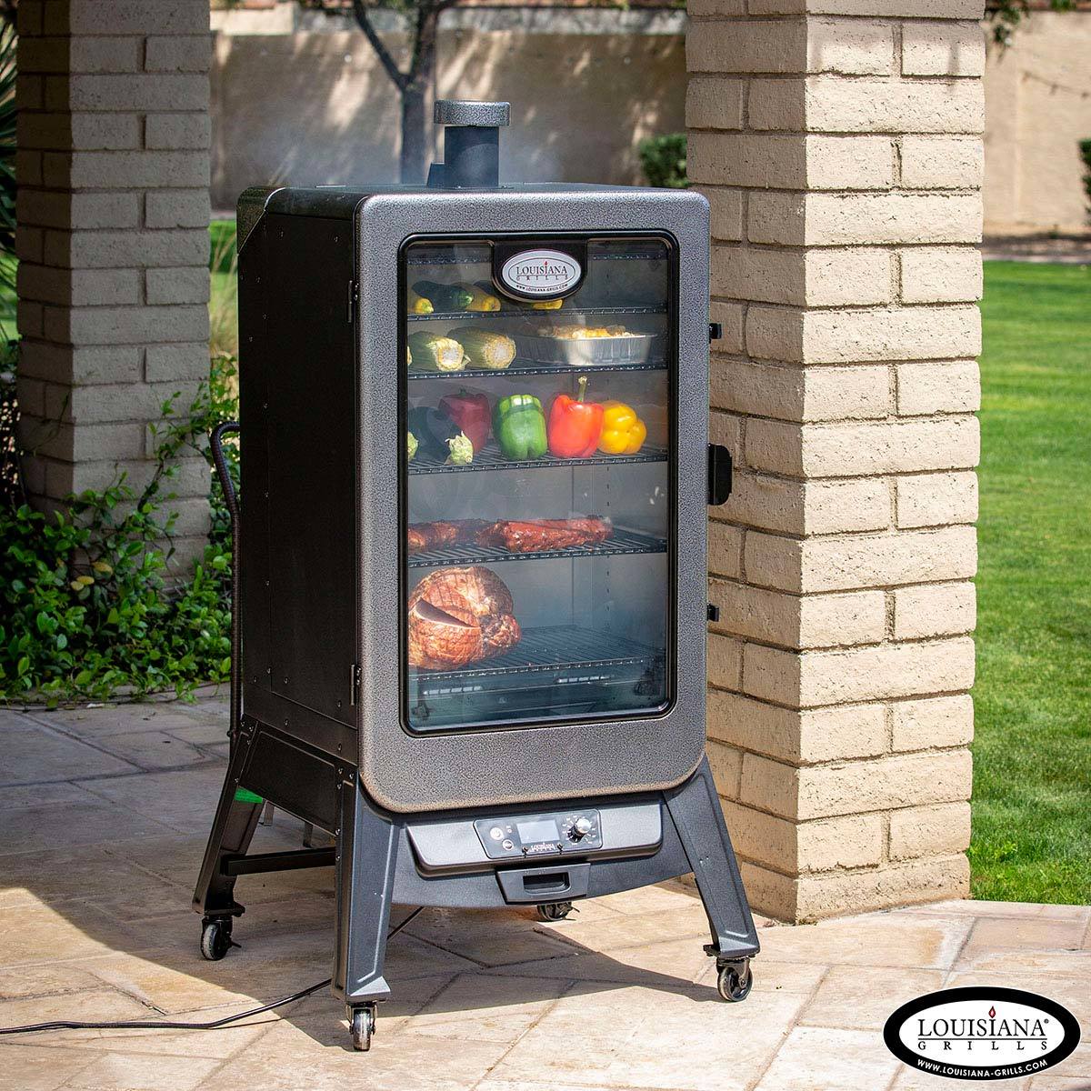 louisiana grills vertical pellet smoker 7 series