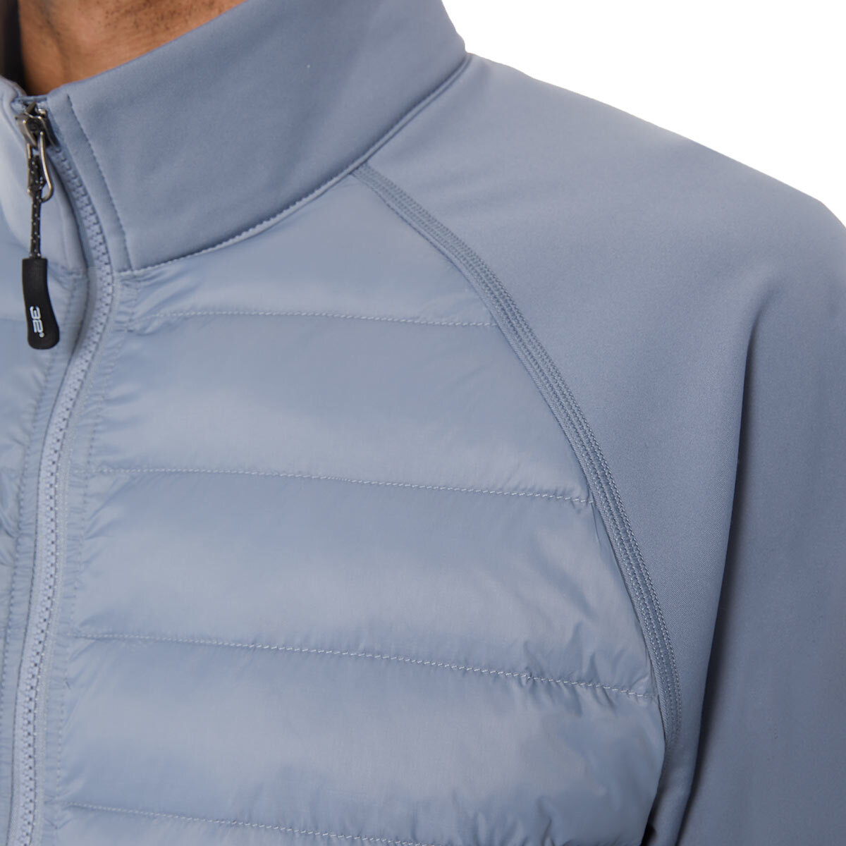32 Degrees Men's Mixed Media Jacket in Cool Grey, Extra Extra Large