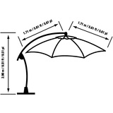 Activa ProShade 11ft (3.35m) Cantilever Umbrella in Caribou + Cover