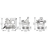 Buy 3 Piece Train Dimensions Image at Costco.co.uk
