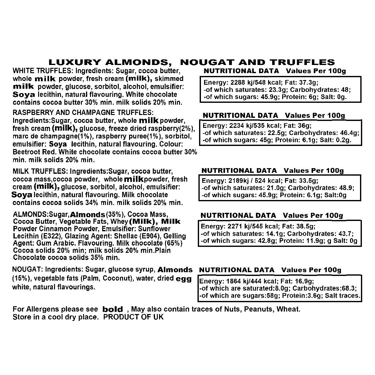 Nutritional Information