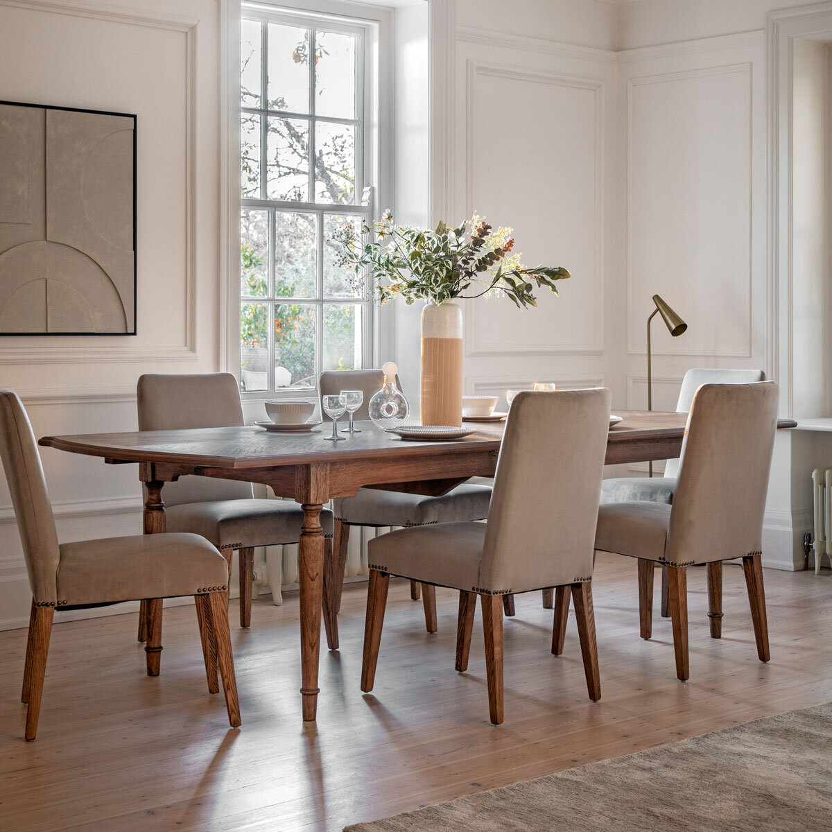 Gallery Highgrove Extending Dining Table, Seats 6- 8