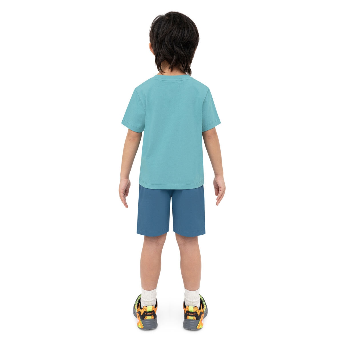 Skechers Kids Tee & Short 3 Piece Set in Blue