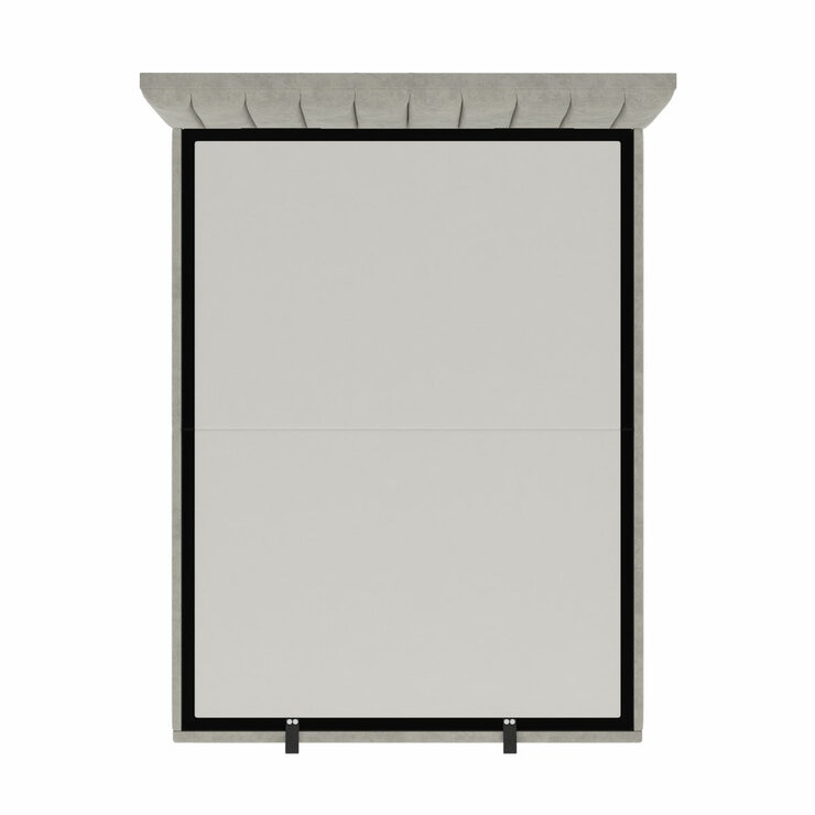 Highgrove Swift Grey Fabric Full Ottoman Bed Frame in 3 Sizes