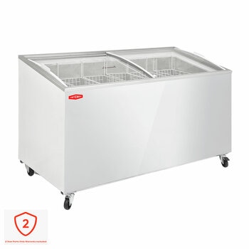Contender FZI023 482L Commercial Ice Cream Freezer, D Rated in White